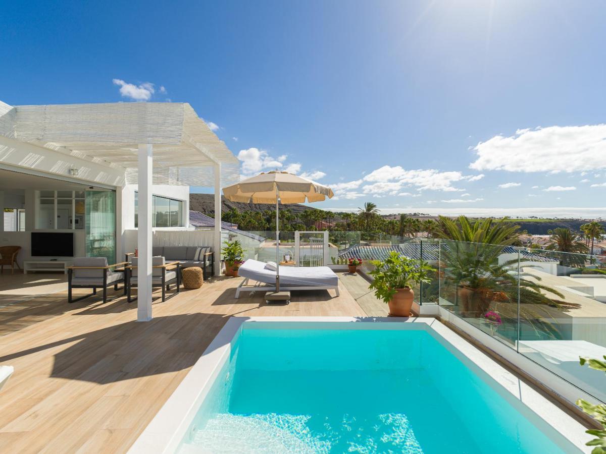 Pasitoblanco Porto Mare 7 Seaview Villa Private Heated Pool Pasito Blanco Exterior foto