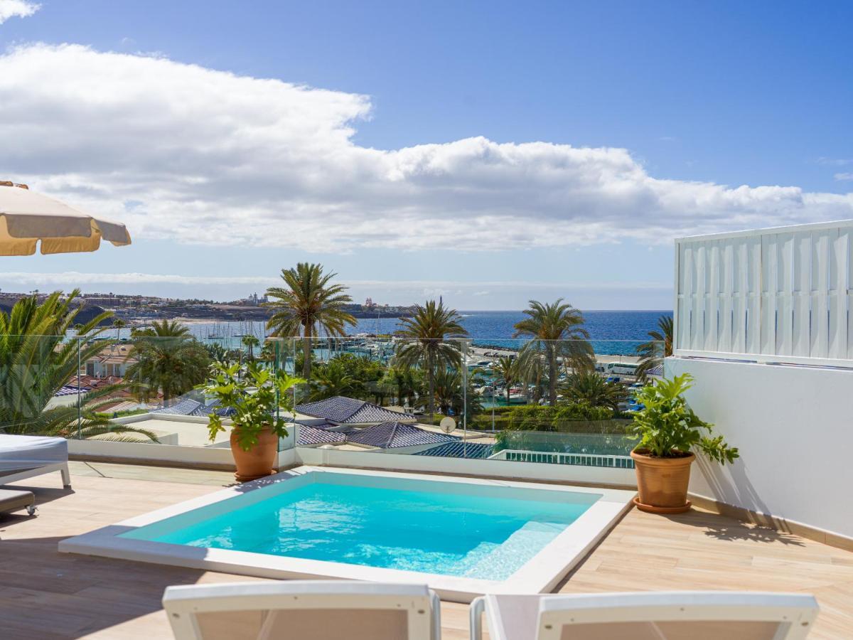 Pasitoblanco Porto Mare 7 Seaview Villa Private Heated Pool Pasito Blanco Exterior foto