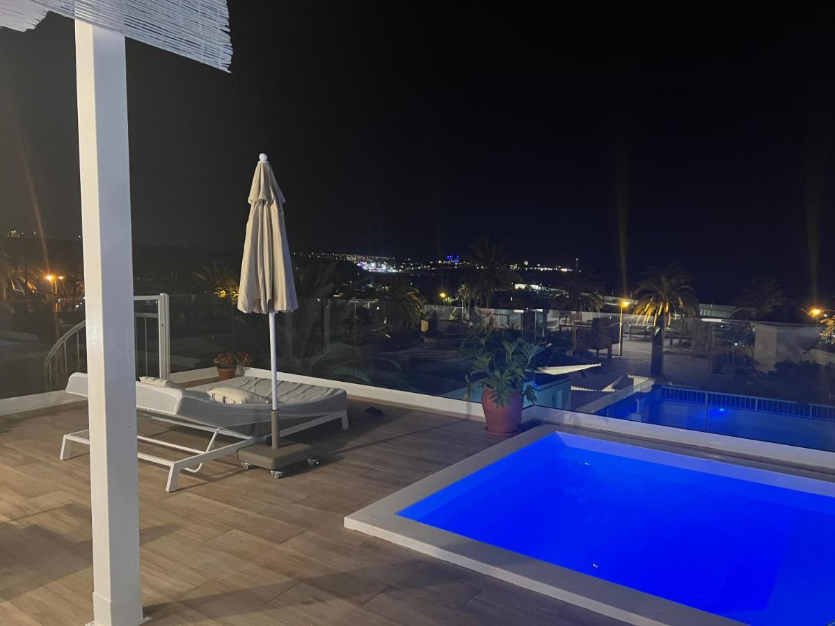 Pasitoblanco Porto Mare 7 Seaview Villa Private Heated Pool Pasito Blanco Exterior foto